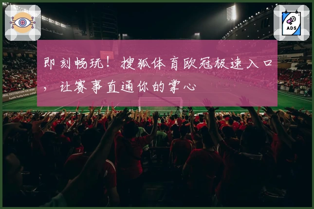 即刻畅玩！搜狐体育欧冠极速入口，让赛事直通你的掌心